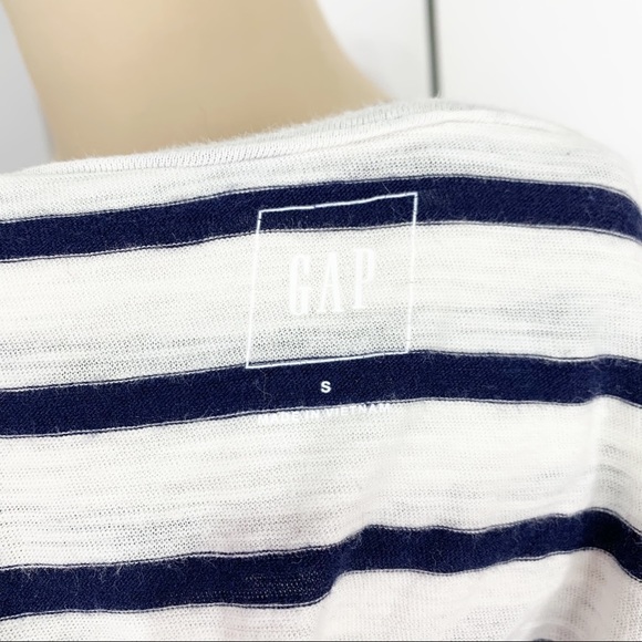 Gap open split back striped tank top basic S - Picture 8 of 10